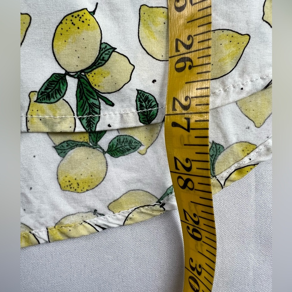 Beachlunchlounge Lemon Button Down Shirt Summer Vacation Beach Resort BBQ - Picture 9 of 11